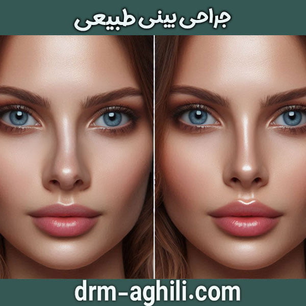 جراحی بینی طبیعی دکتر محمدرضا عقیلی در گرگان