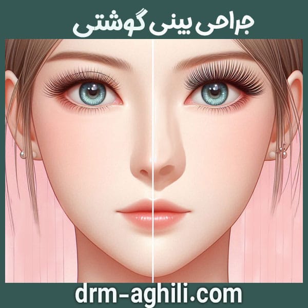 جراحی بینی گوشتی دکتر عقیلی بهترین جراح بینی در گرگان