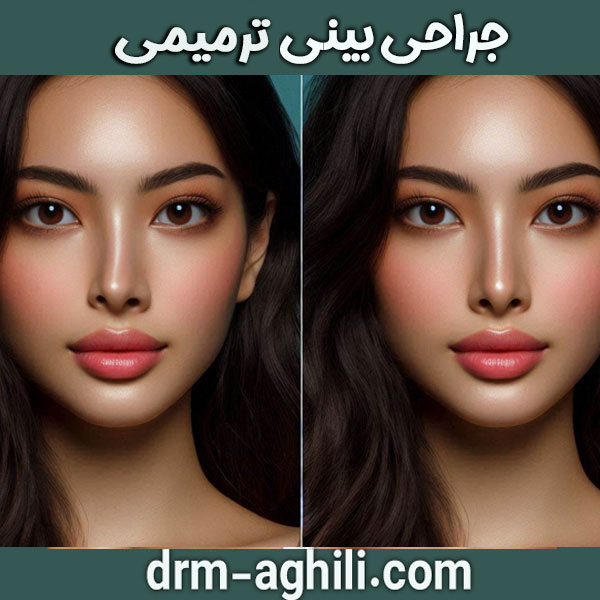 جراحی بینی ترمیمی از دکتر محمدرضا عقیلی بهترین جراح بینی گرگان