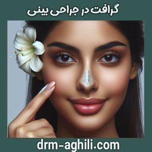 گرافت در جراحی بینی دکتر عقیلی در گرگان
