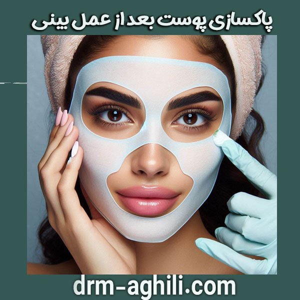 پاکسازی پوست بعد از عمل بینی از دکتر محمدرضا عقیلی در گرگان